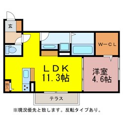 アメニティ橋口の物件間取画像